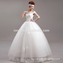 white lace ball gown wedding dress Wholesale Off Shoulder Sweetheart Cheap Wedding Dress